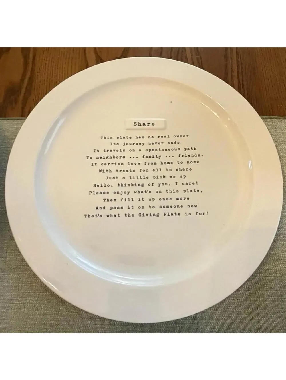 Mud Pie share serving plate platter